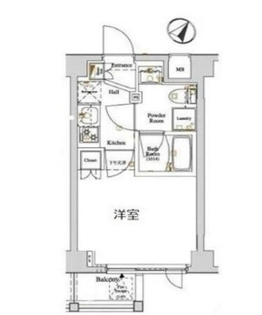 品川駅 徒歩10分 3階の物件間取画像